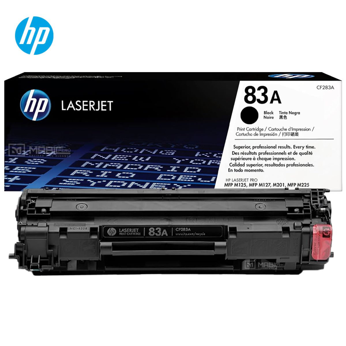 HP - TONER HP 83A NEGRO CF283A LJ M127F M201 M225DW ORIGINAL