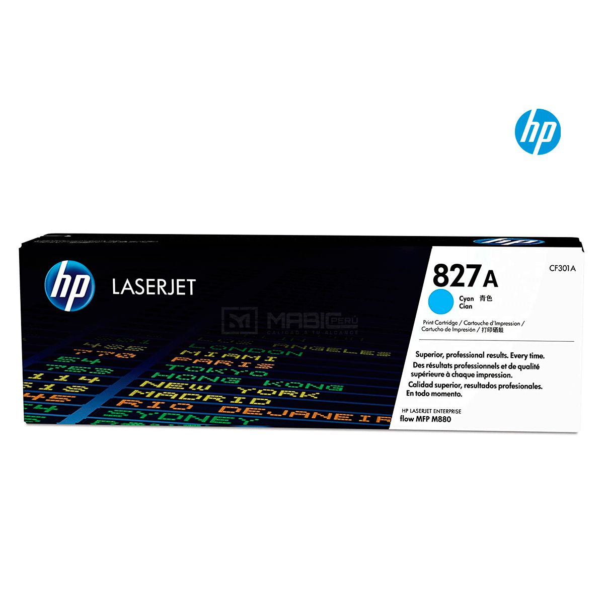 HP - TONER HP 827A CIAN CF301A LJ MFP M880Z ORIGINAL