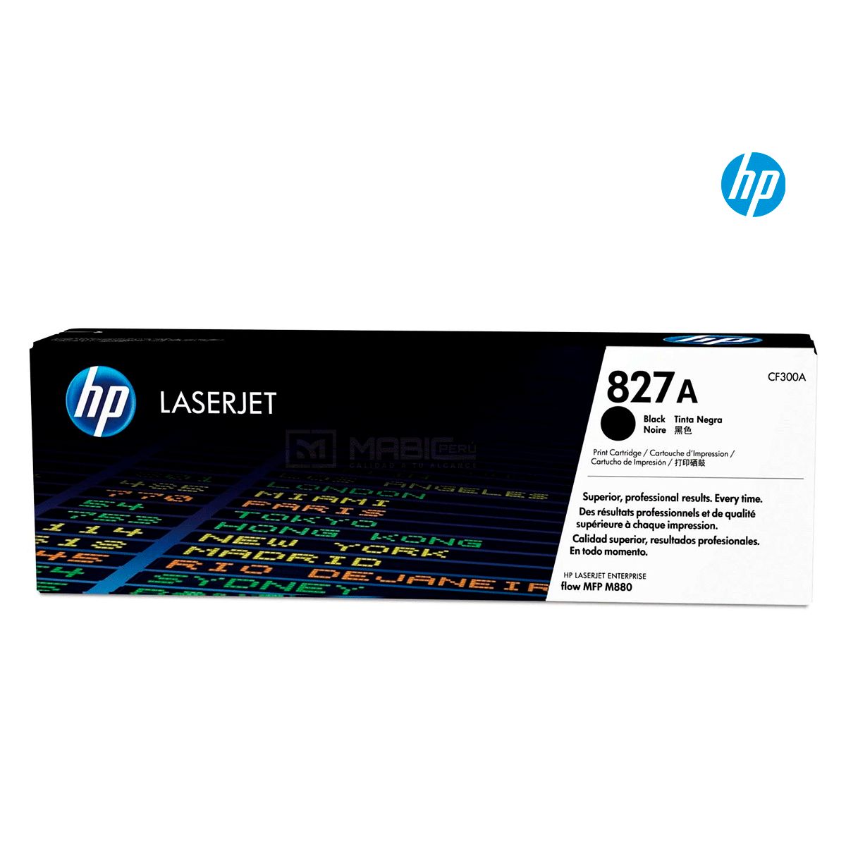 HP - TONER HP 827A NEGRO CF300A LJ MFP M880Z ORIGINAL