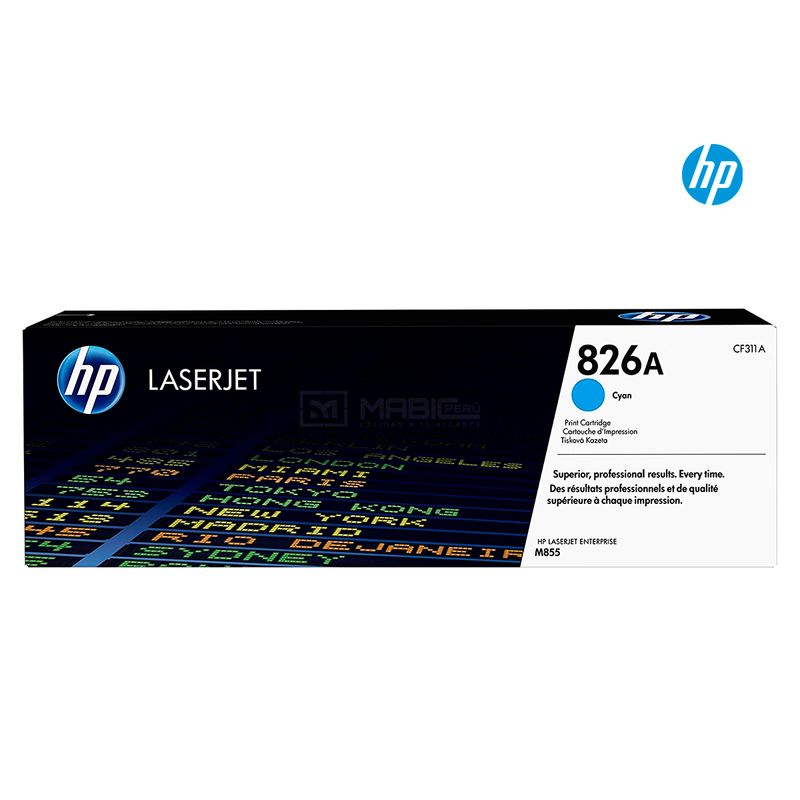 HP - TONER HP 826A CIAN CF311A LJ M855DN ORIGINAL