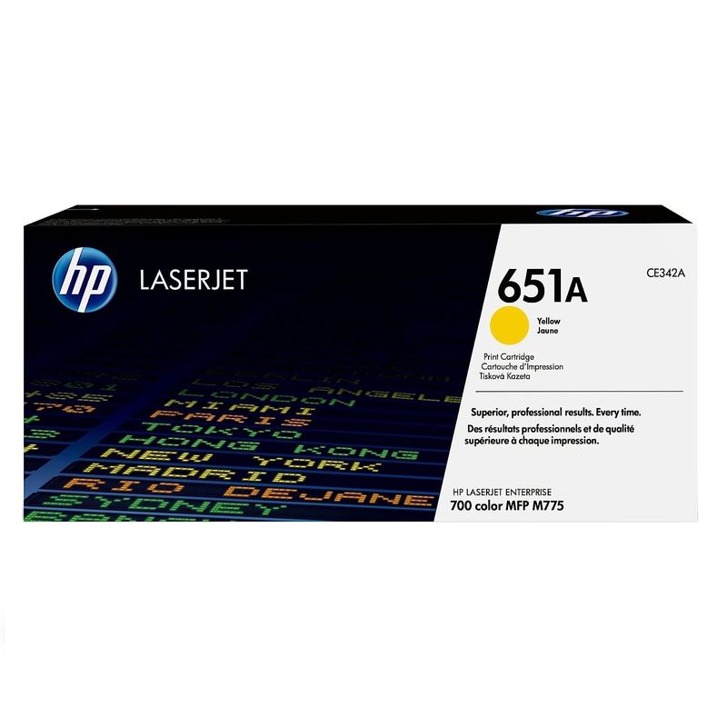 HP - TONER HP 651A AMARILLO CE342A LJE 700 M775 ORIGINAL