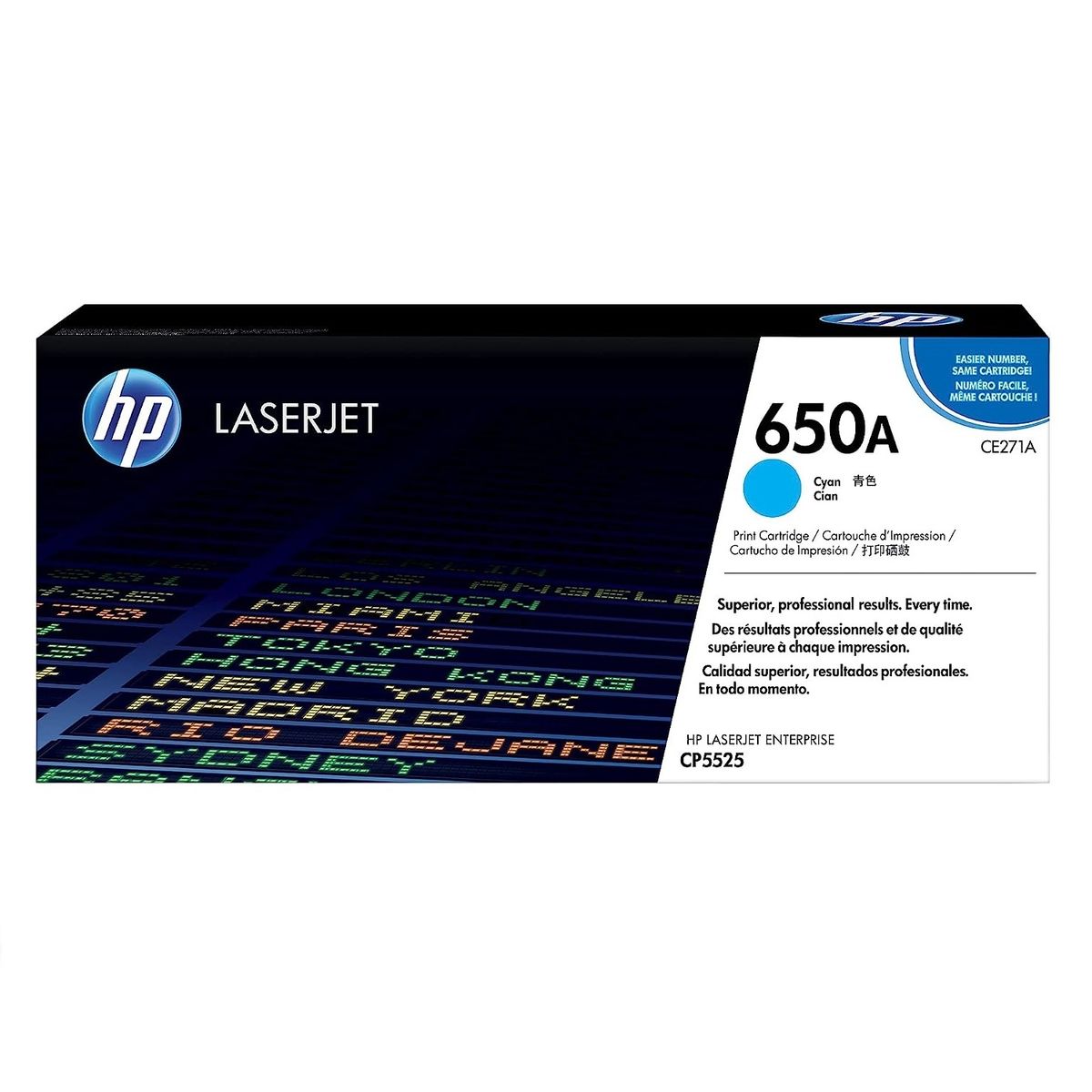 HP - TONER HP 650A CIAN CE271A LJ CP5525 ORIGINAL