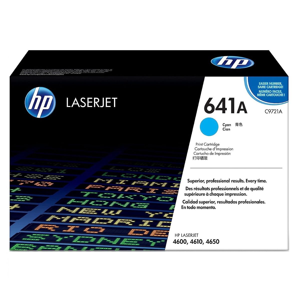 HP - TONER HP 641A CIAN C9721A LJ 4600 ORIGINAL