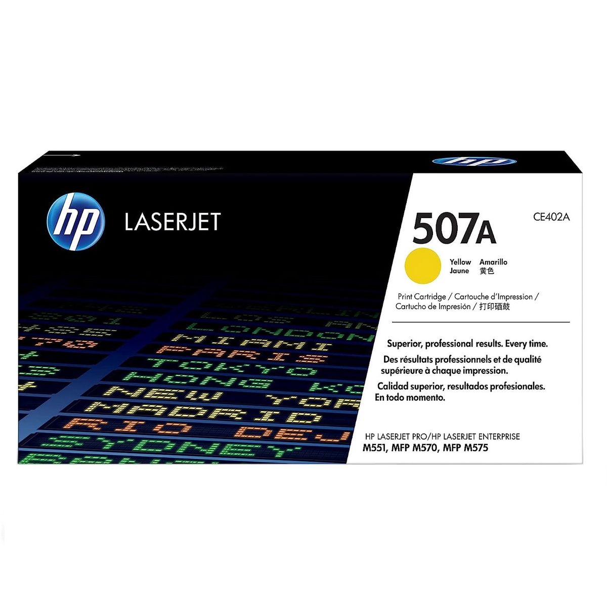 HP - TONER HP 507A AMARILLO CE402A LJ M551 ORIGINAL