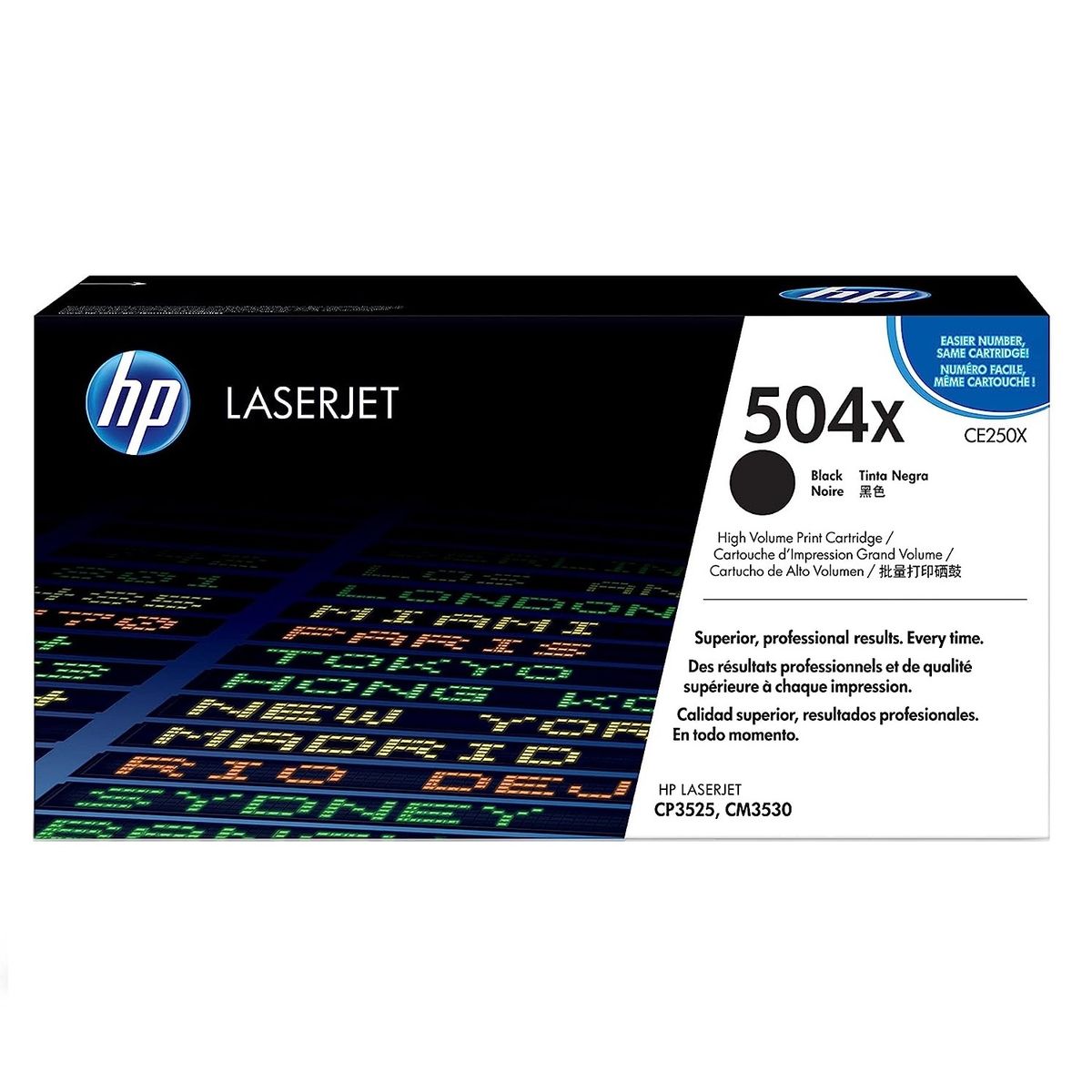 HP - TONER HP 504X NEGRO CE250X LJ CP3525 ORIGINAL
