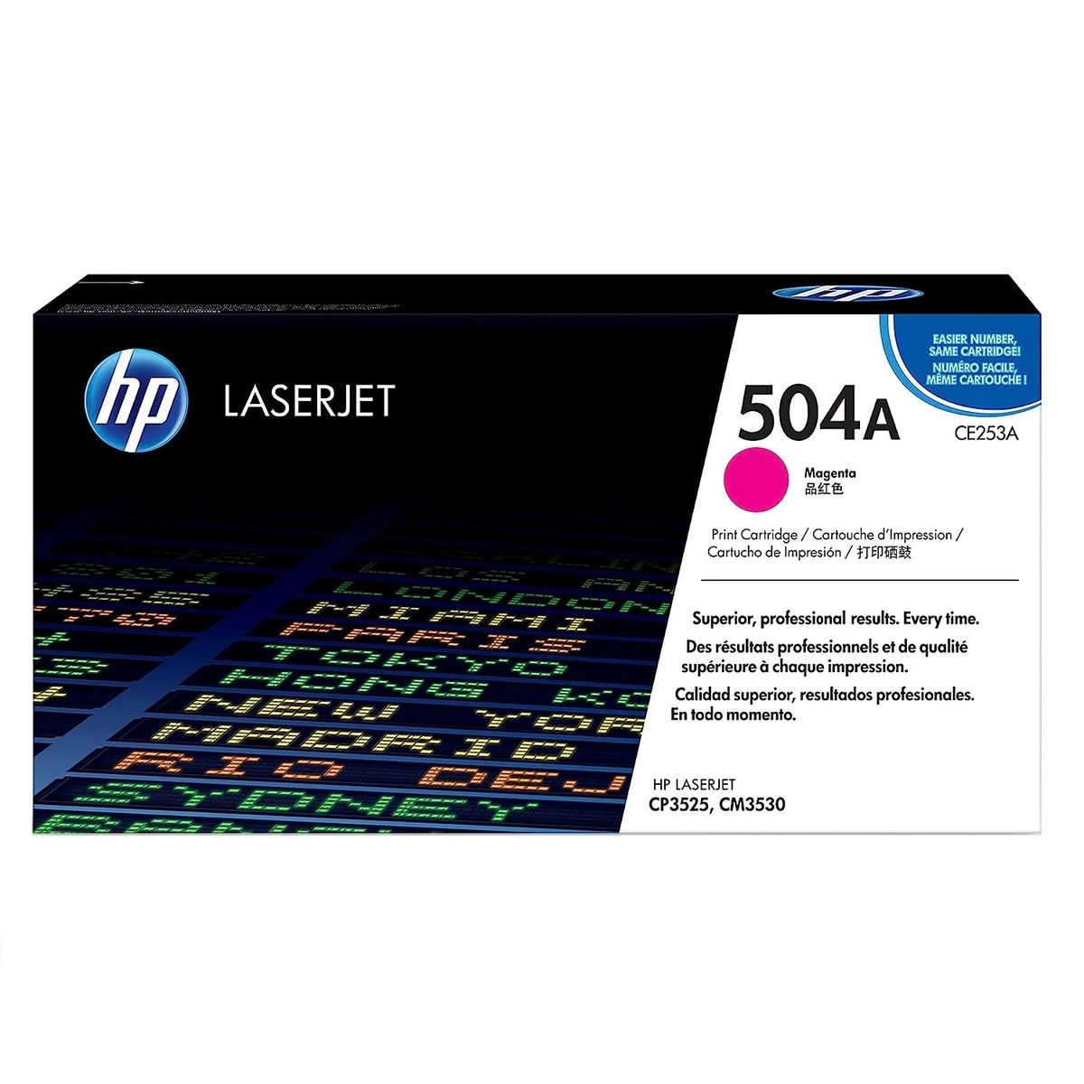 HP - TONER HP 504A MAGENTA CE253A LJ CP3525 ORIGINAL