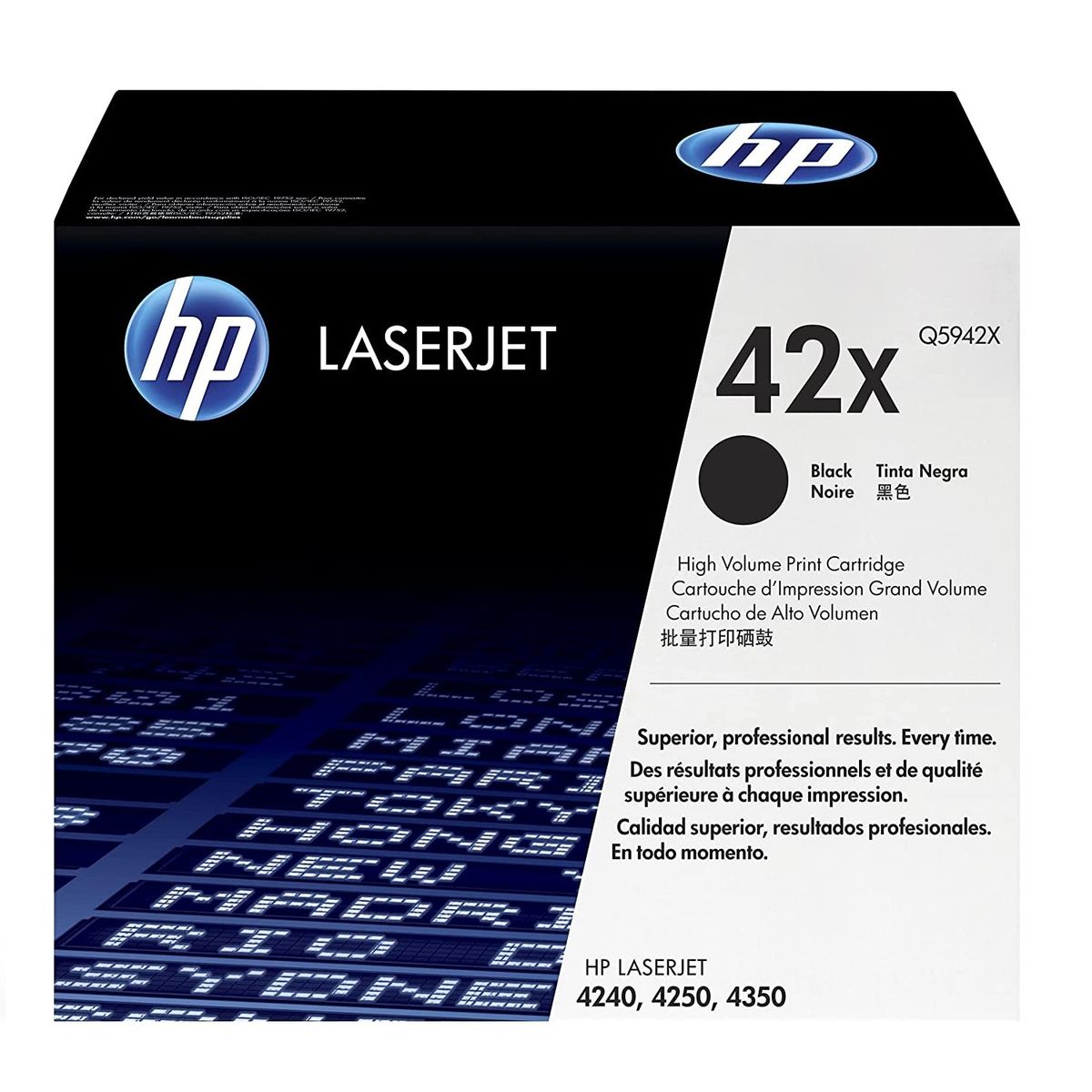 HP - TONER HP 42X NEGRO Q5942X LJ 4250 4350 ORIGINAL