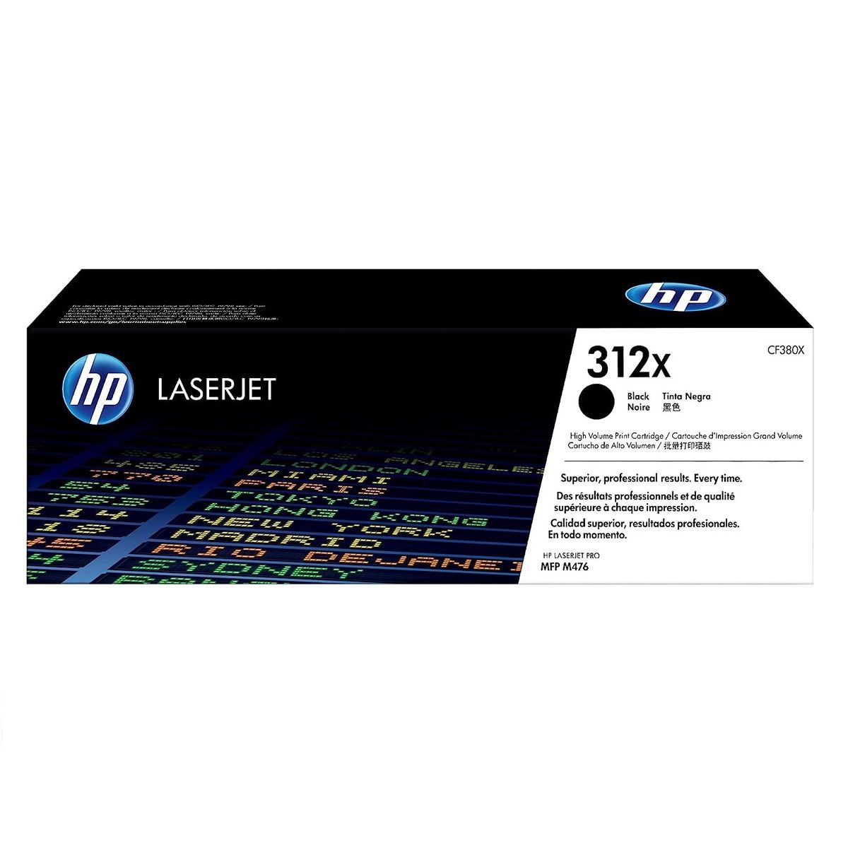 HP - TONER HP 312X NEGRO CF380X LJ M476 ORIGINAL
