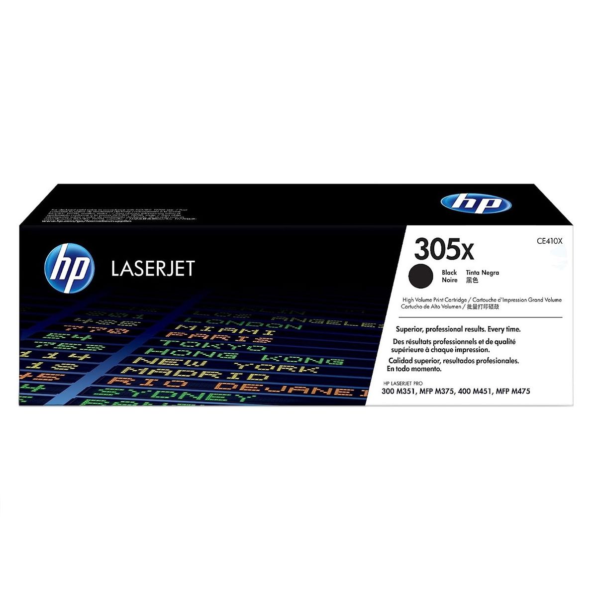 HP - TONER HP 305X NEGRO CE410X LJP 300 400 ORIGINAL