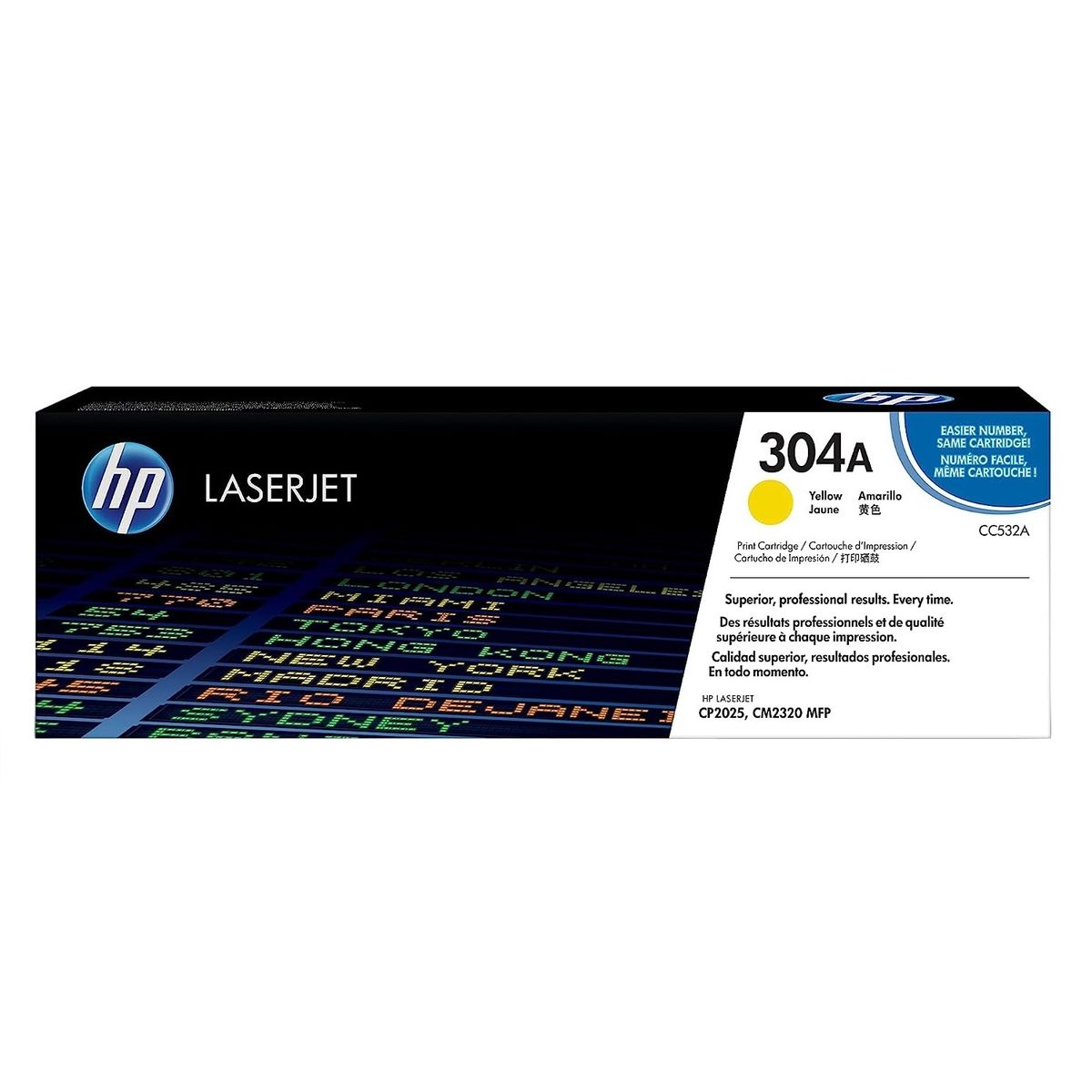 HP - TONER HP 304A AMARILLO CC532A LJ CP2025 ORIGINAL