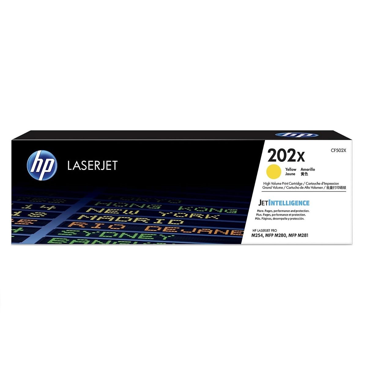HP - TONER HP 202X AMARILLO CF502X LJP M254 ORIGINAL