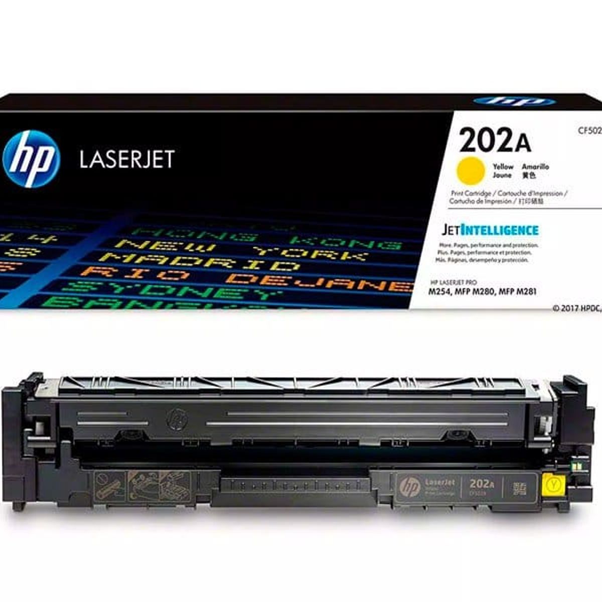 HP - TONER HP 202A AMARILLO CF502A LJP M254 ORIGINAL