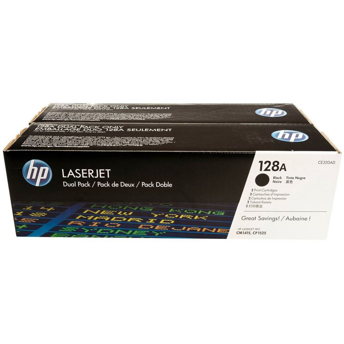 HP - TONER HP 128AD NEGRO CE320AD LJ CM1415 DUAL PACK ORIGINAL