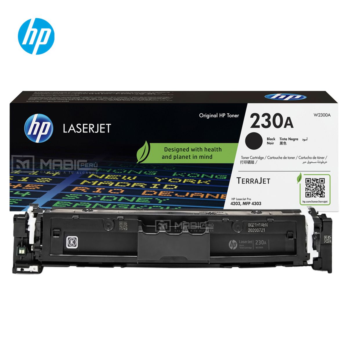 HP - TONER HP 230A NEGRO W2300A LJ 4203 MFP 4303 ORIGINAL