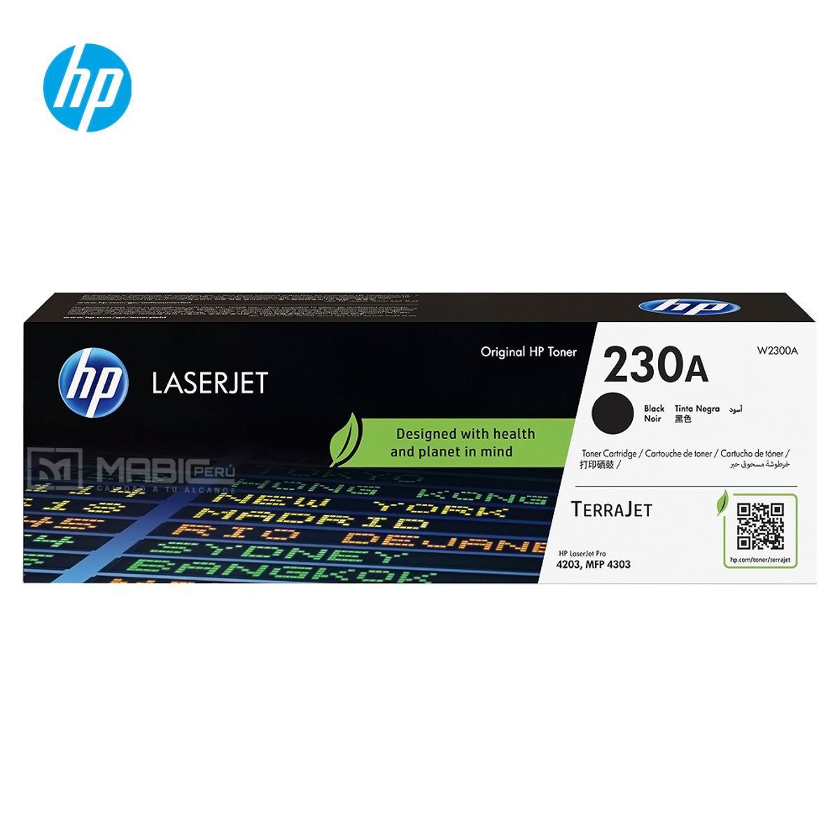HP - TONER HP 230A NEGRO W2300A LJ 4203 MFP 4303 ORIGINAL