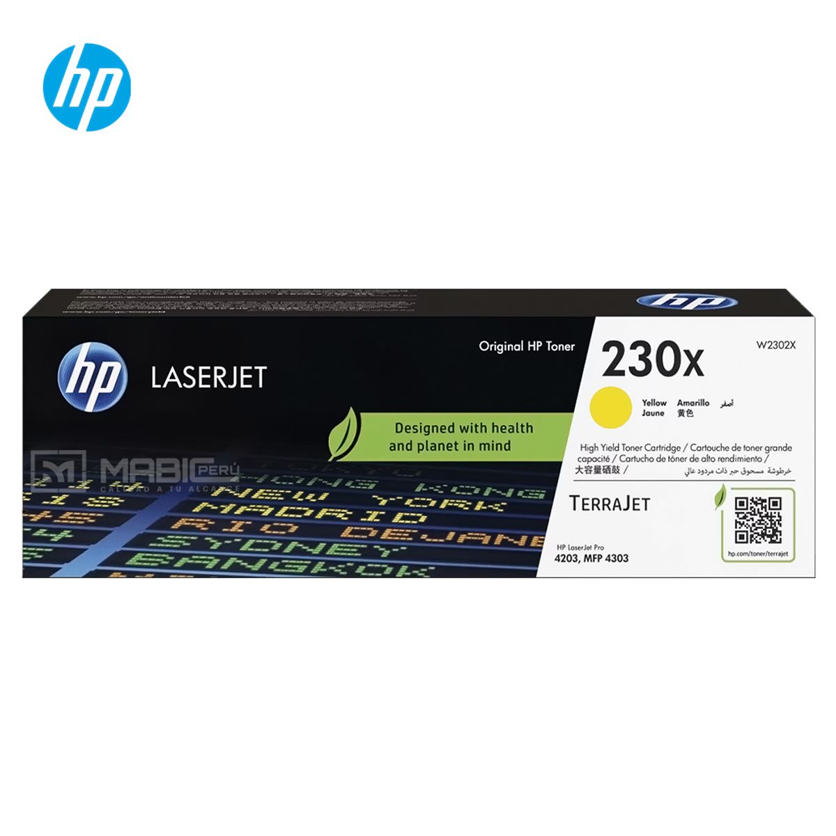 HP - TONER HP 230X AMARILLO W2302X LJ 4203 MFP 4303 ORIGINAL