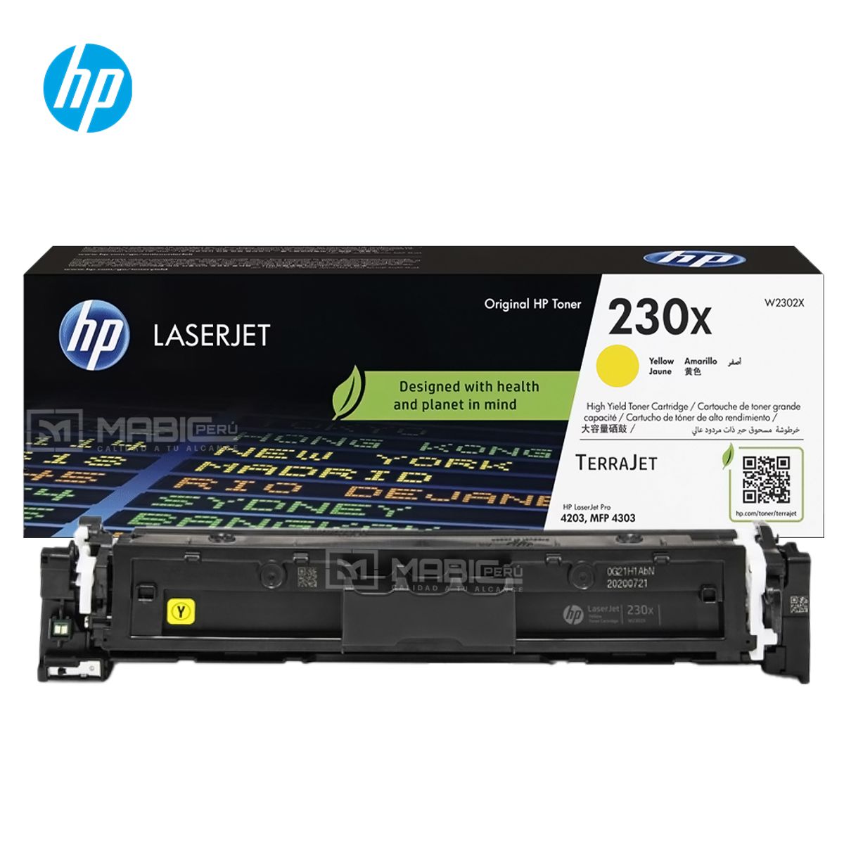HP - TONER HP 230X AMARILLO W2302X LJ 4203 MFP 4303 ORIGINAL