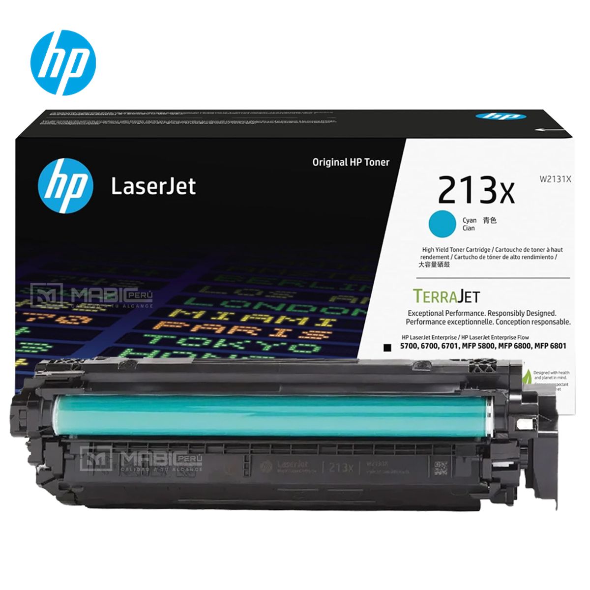 HP - TONER HP 213X CIAN W2131X LJ 5700 5800 6700 6800 ORIGINAL