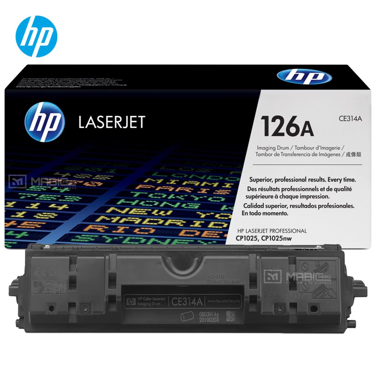 HP - TAMBOR DRUM HP 126A NEGRO CE314A LJ CP1025 M175NW ORIGINAL