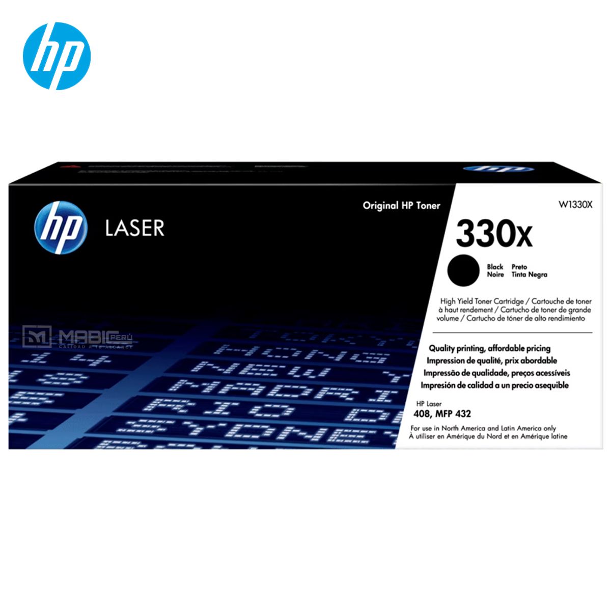 HP - TONER HP 330X NEGRO W1330X LJ 408DN 432fdn ORIGINAL