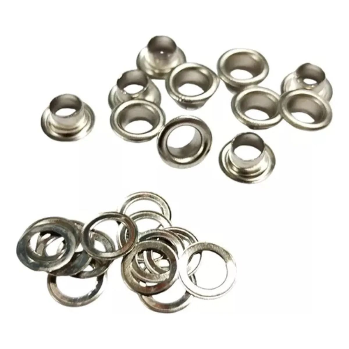 GENERICO - 100 Ojales Nro 140 de 6mm Mas Troquel Para Colocación