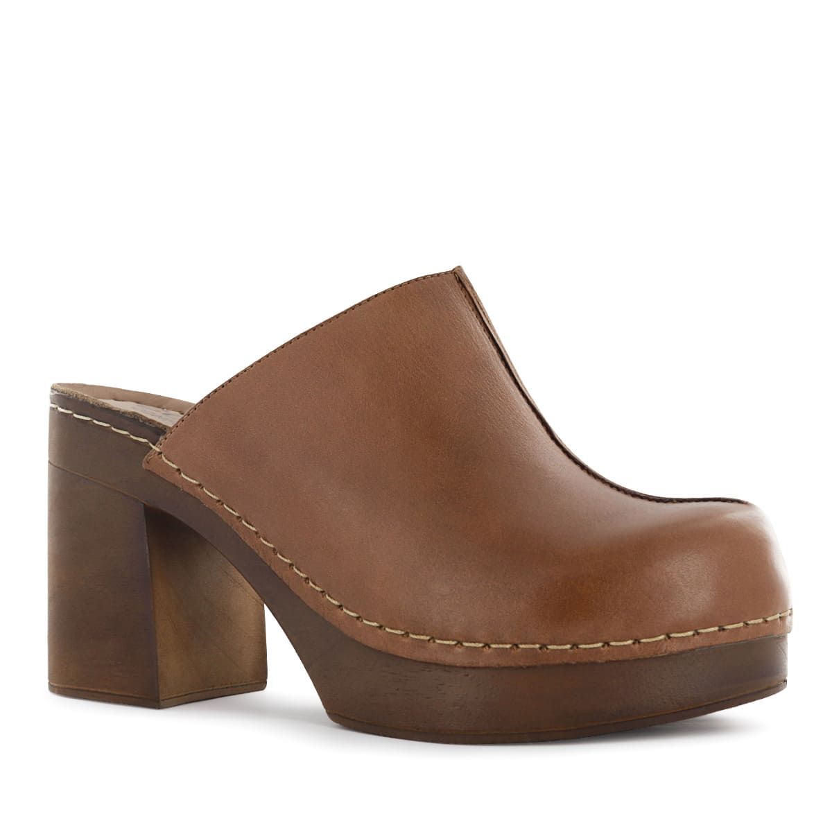 ECCO - Zuecos Ecco Cuero Mujer Triana06 Toffee