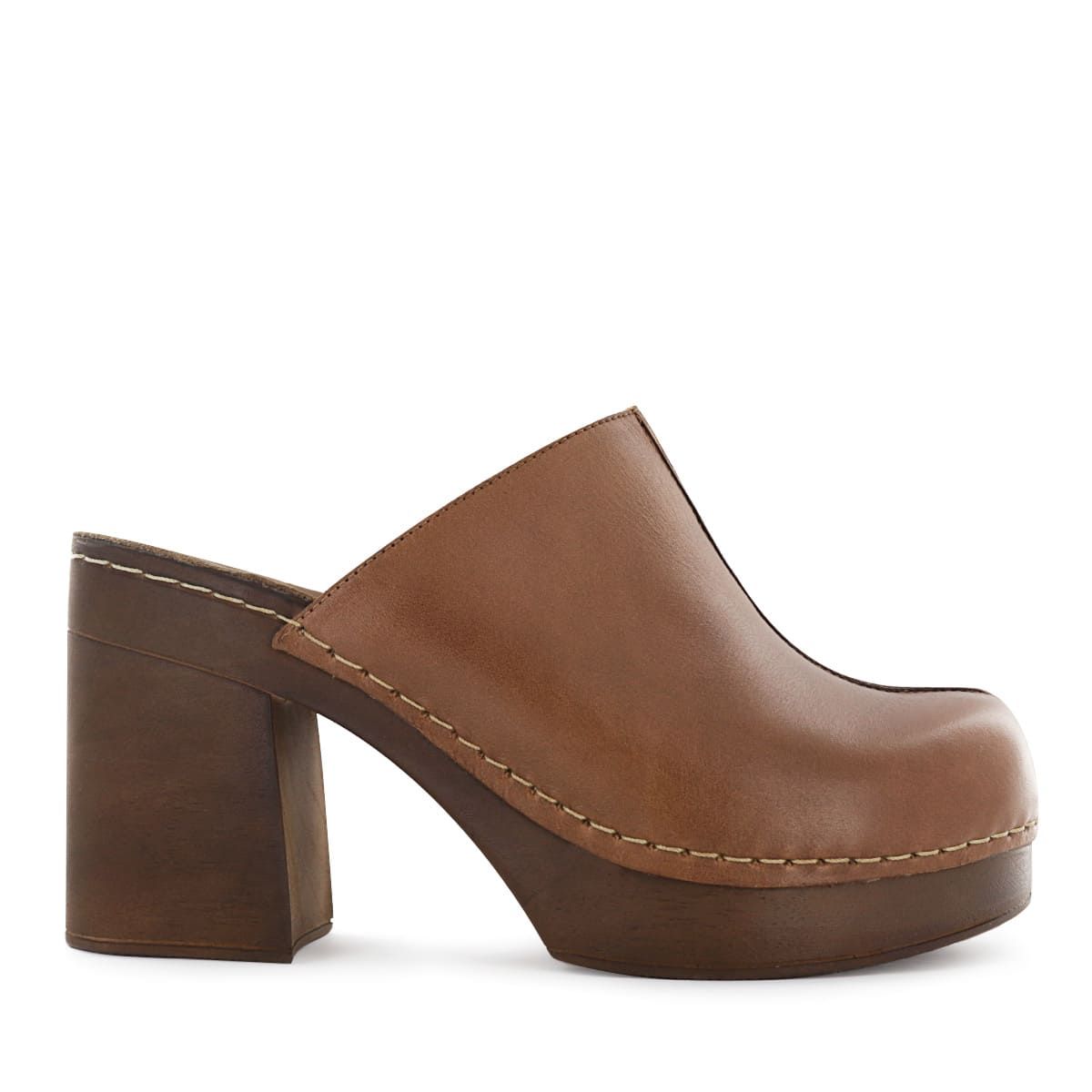 ECCO - Zuecos Ecco Cuero Mujer Triana06 Toffee