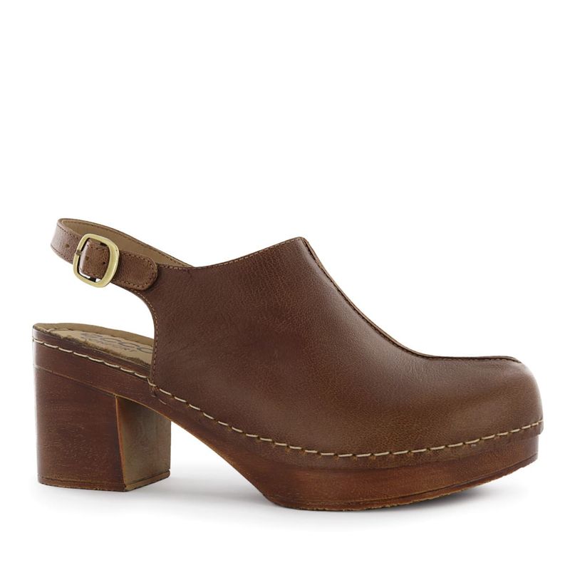 ECCO - Zueco Ecco Cuero Mujer Telma05 Tostado