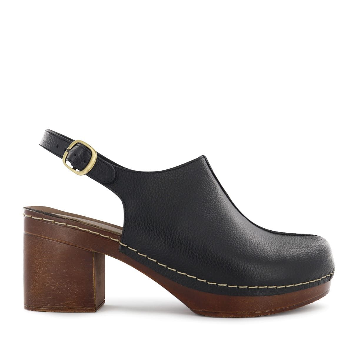 ECCO - Zuecos Ecco Cuero Mujer Telma05 Negro