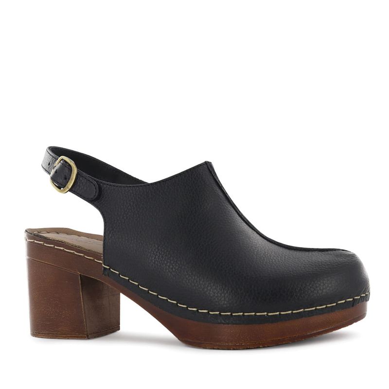 ECCO - Zuecos Ecco Cuero Mujer Telma05 Negro