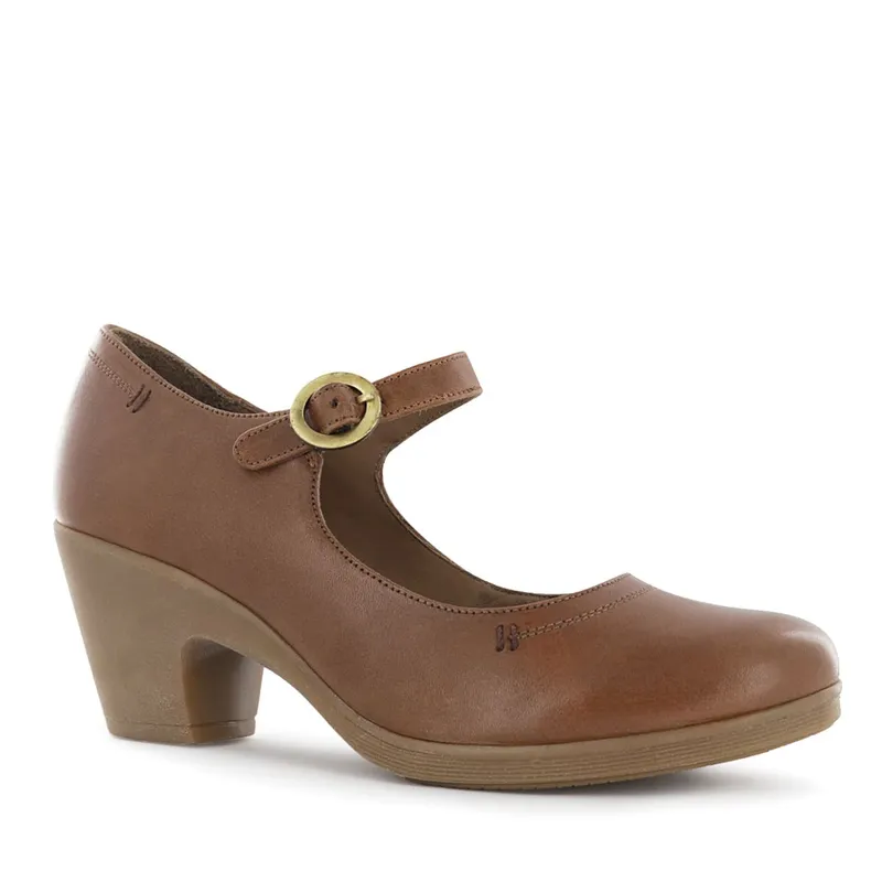 ECCO - Zapato Mary Jane Ecco Cuero Mujer Natalie29 Toffee