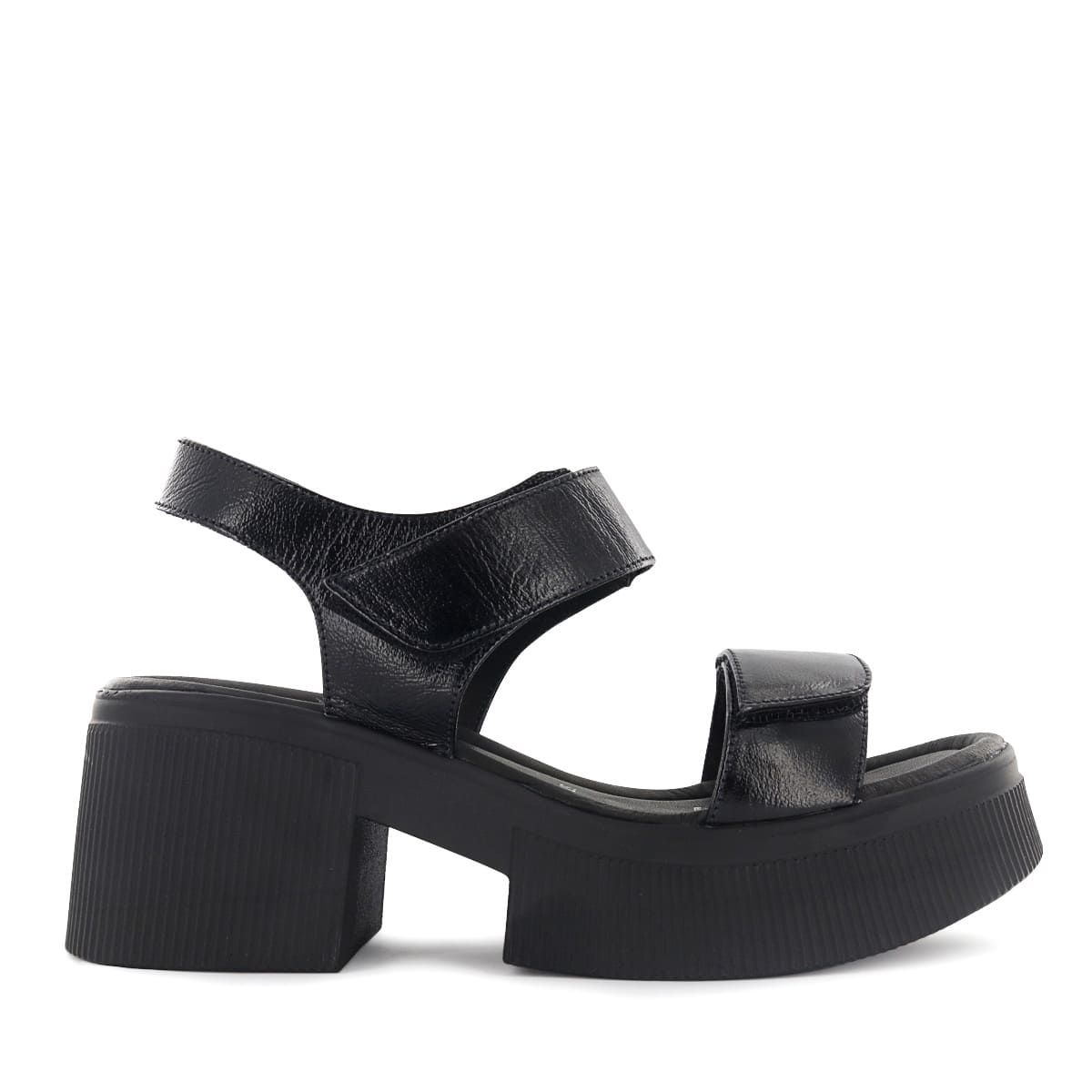 ECCO - Sandalias Ecco Cuero Charol Mujer Kanta01 Negro