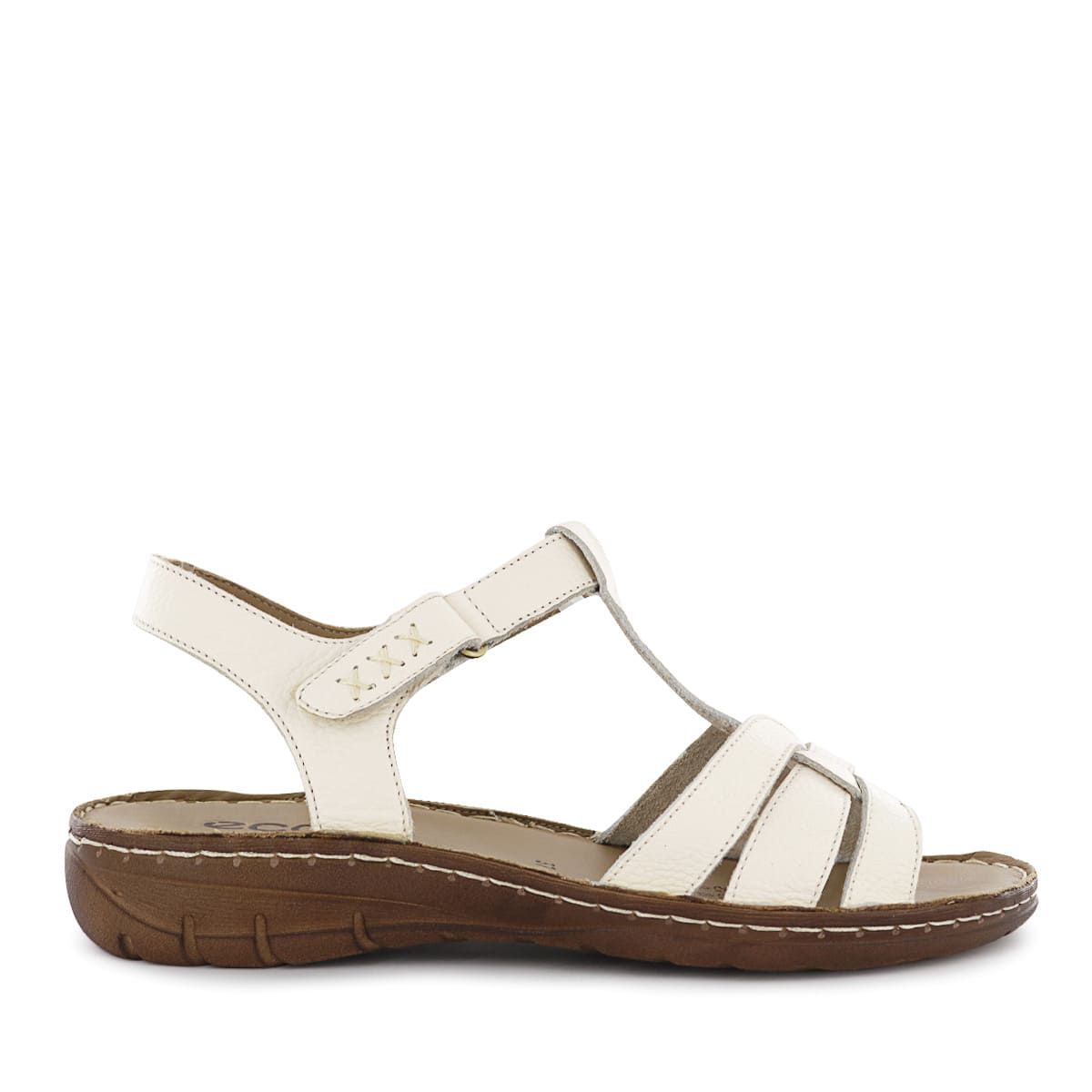 ECCO - Sandalias Ecco Cuero Mujer Bonnie02 Marfil