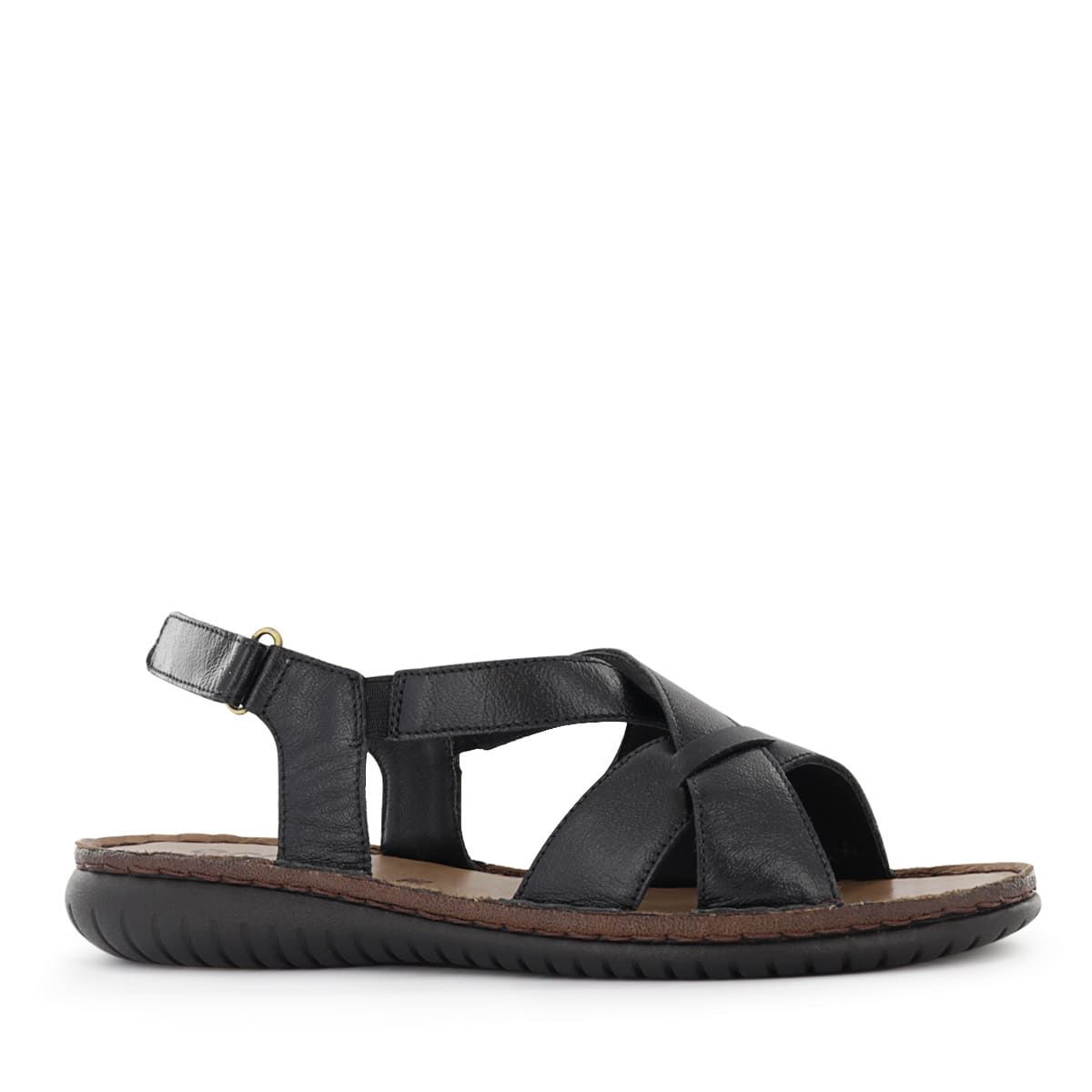 ECCO - Sandalias Ecco Cuero Charol Mujer Pipa03 Negro