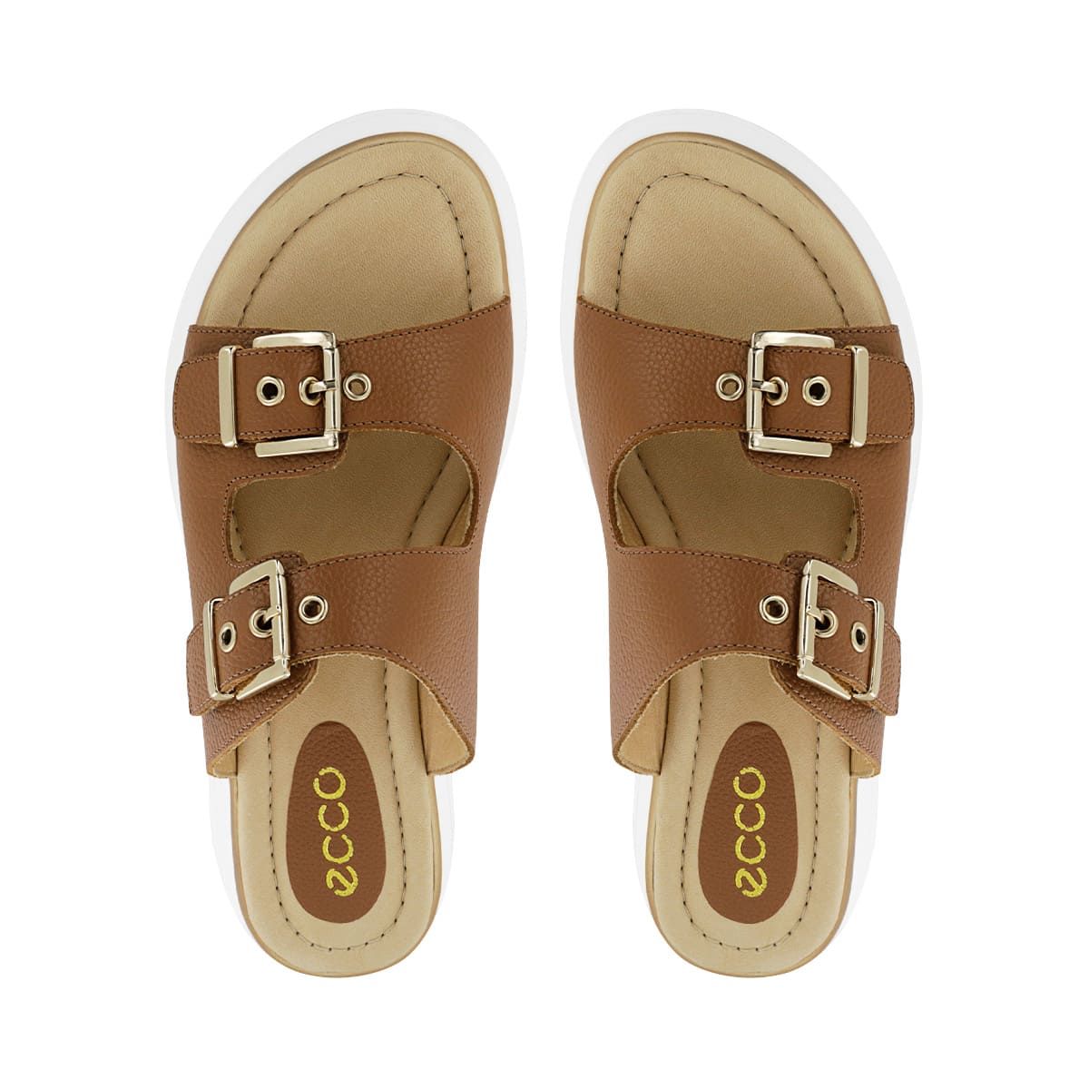 ECCO - Sandalias Ecco Cuero Mujer Sarela02 Toffee