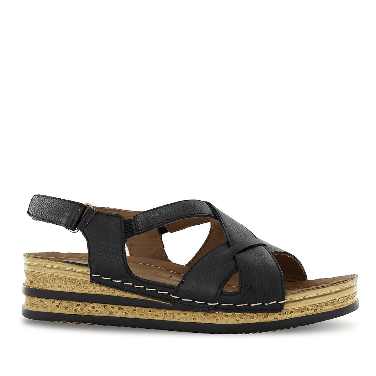 ECCO - Sandalias Ecco Cuero Mujer Hilda02 Negro