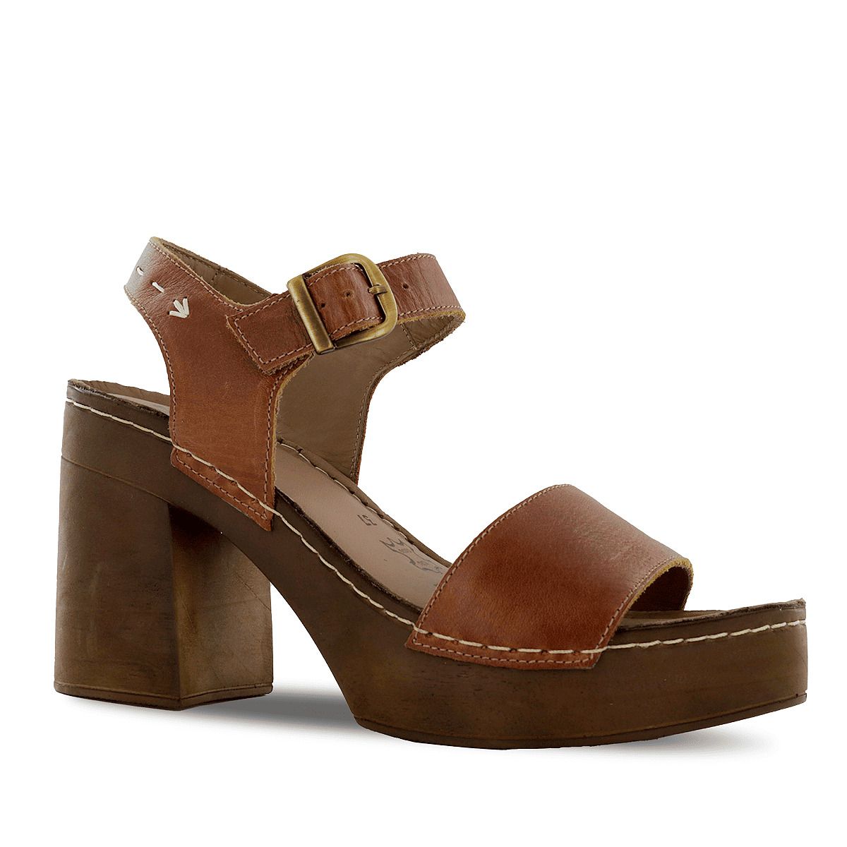 ECCO - Sandalias con Taco Ecco Cuero Mujer Triana07 Cobre