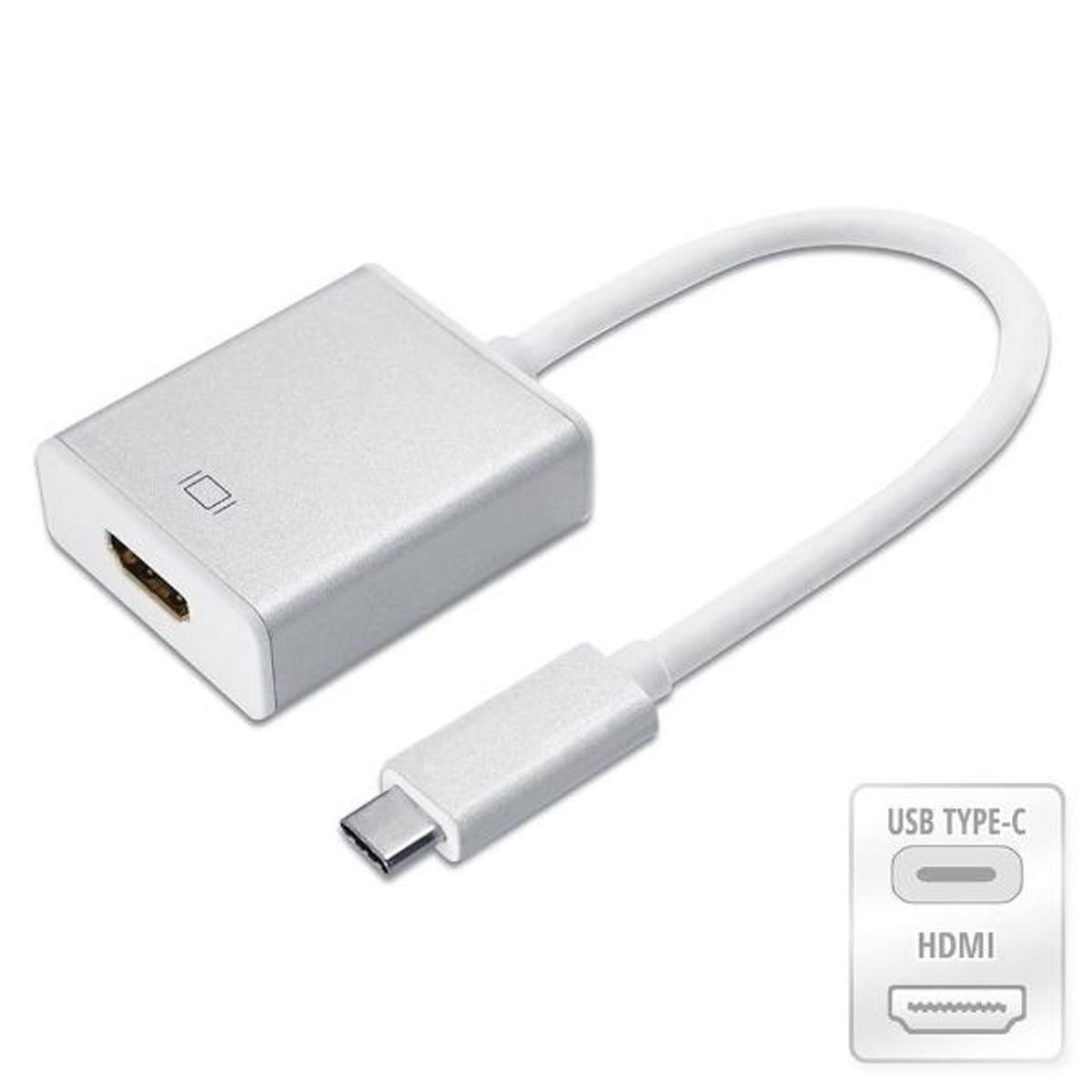 GENERICO - Adaptador Hub Tipo C 3.1 A Hdmi 1080p Hub Macbook Laptop