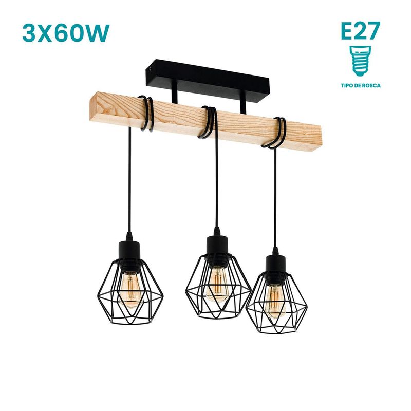 EGLO - Lámpara De Techo Eglo Townshend Eglo