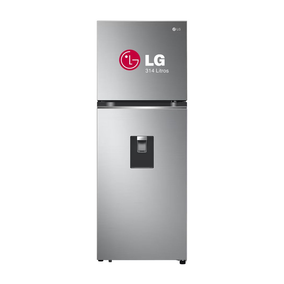 LG - Refrigeradora LG Top Freezer 314L DoorCooling GT31WPP Plateada
