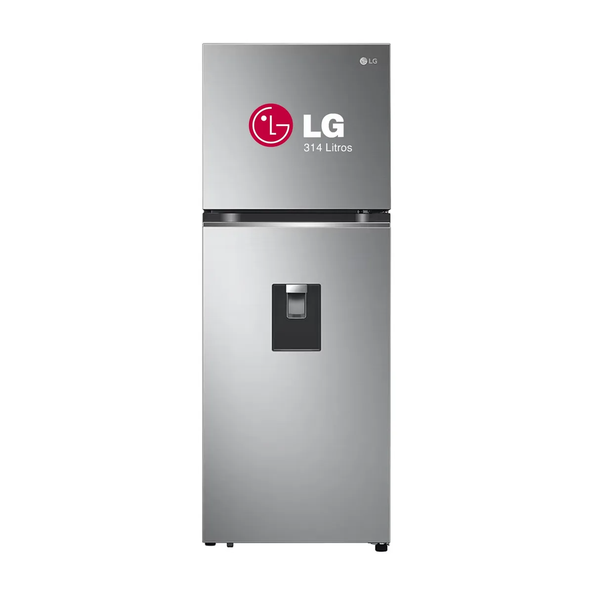 LG - Refrigeradora LG Top Freezer 314L DoorCooling GT31WPP Plateada