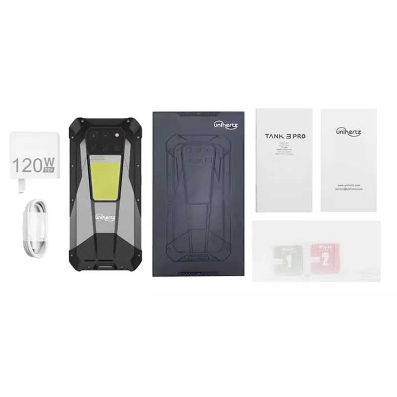 GENERICO - Celular Unihertz Tank 3 Pro 6.79" 5G, FHD+PROYECTOR, 512gb Rom+16gb Ram, 120 Hz, Negro