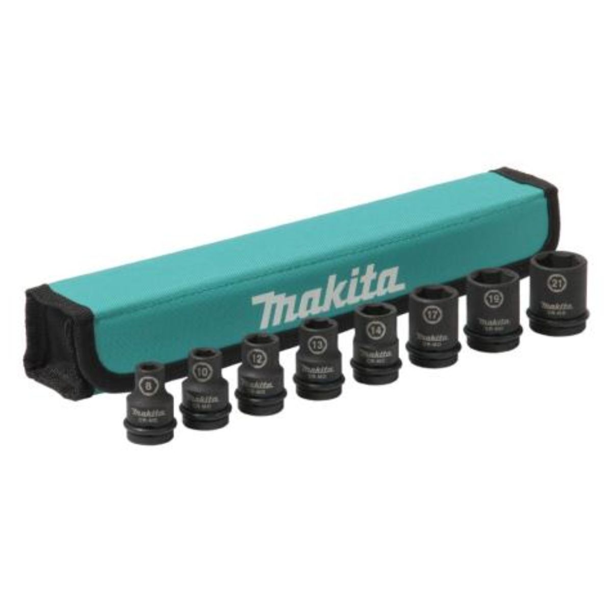MAKITA - Jgo. Dados Impacto Encastre 1/2" x 8 Pzas Makita E-16601