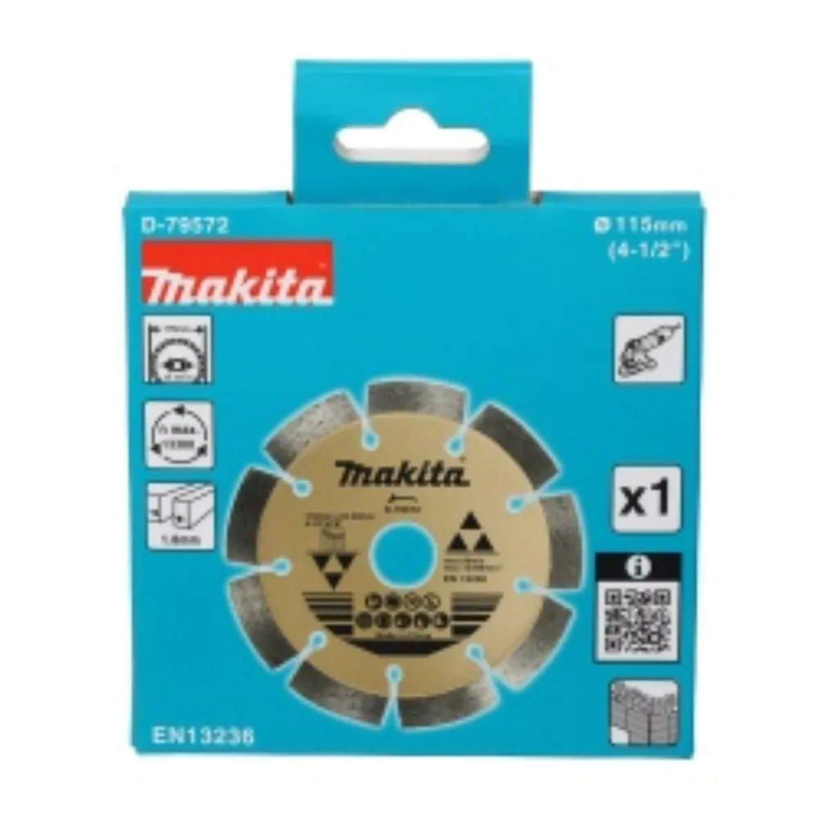 MAKITA - Disco Diamantado Segmentado Liso 4.1/2"  Makita - Amarillo