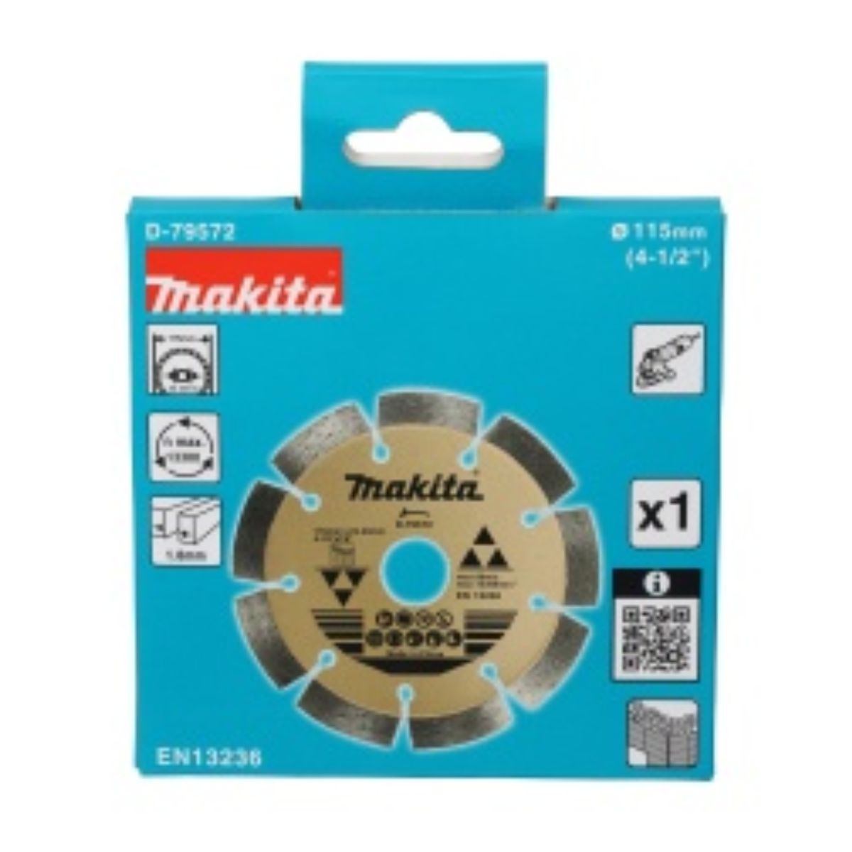 MAKITA - Disco Diamantado Segmentado Liso 4.1/2"  Makita - Amarillo