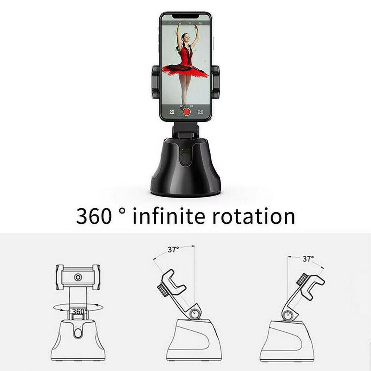 GENERICO - Tripode De Seguimiento Facial Automatico 360