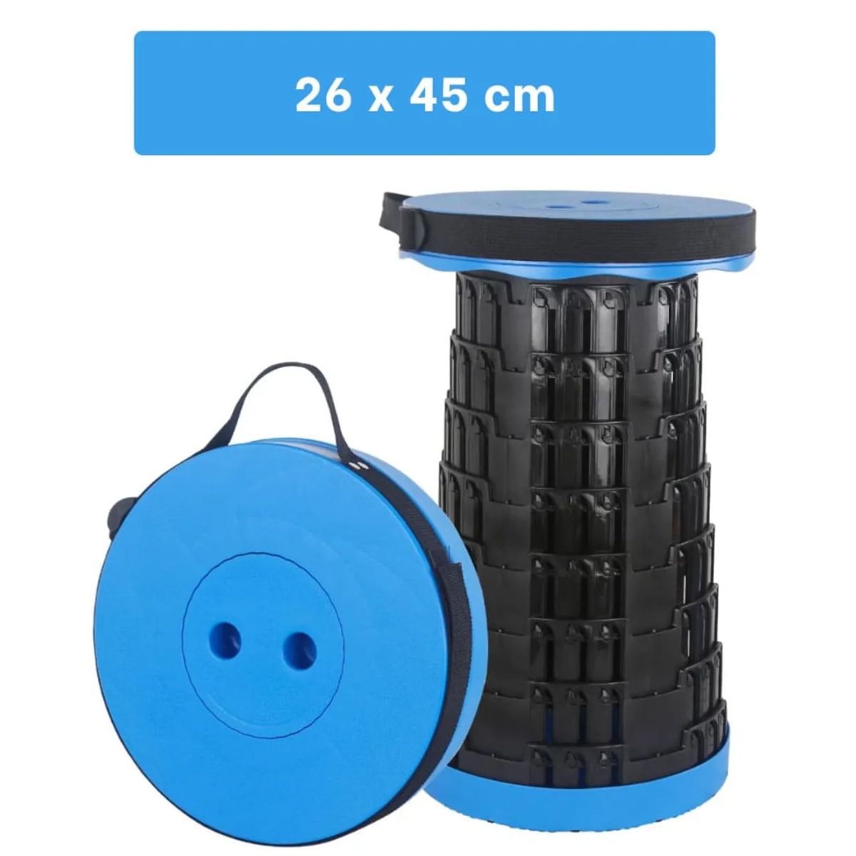 GENERICO - Silla Plegable Con 3 Seguros Con Centro Color Negro - Aleatorio