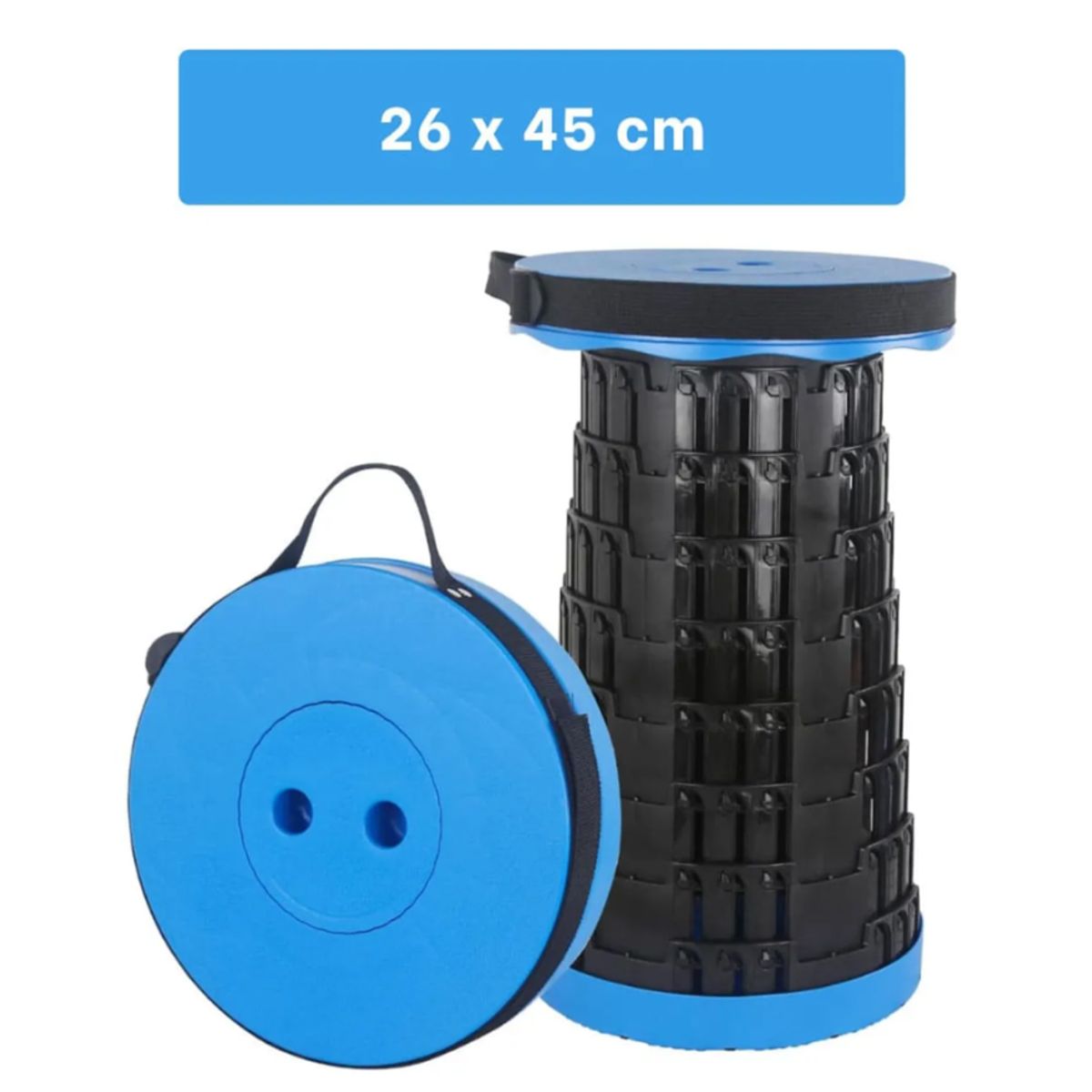 GENERICO - Silla Plegable Con 3 Seguros Con Centro Color Negro - Aleatorio