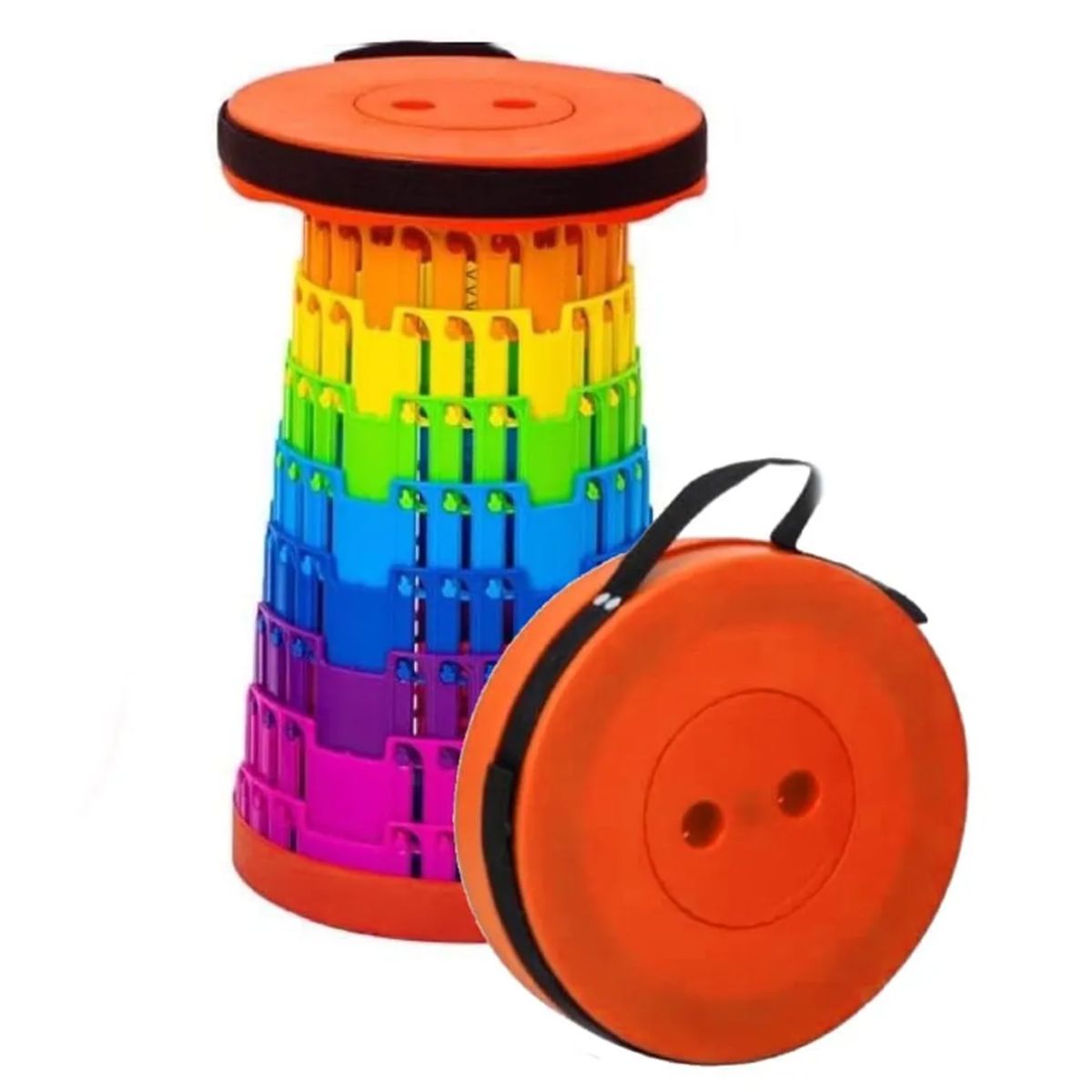 GENERICO - Silla Plegable Con 3 Seguros Con Centro Color Multicolor - Aleatorio