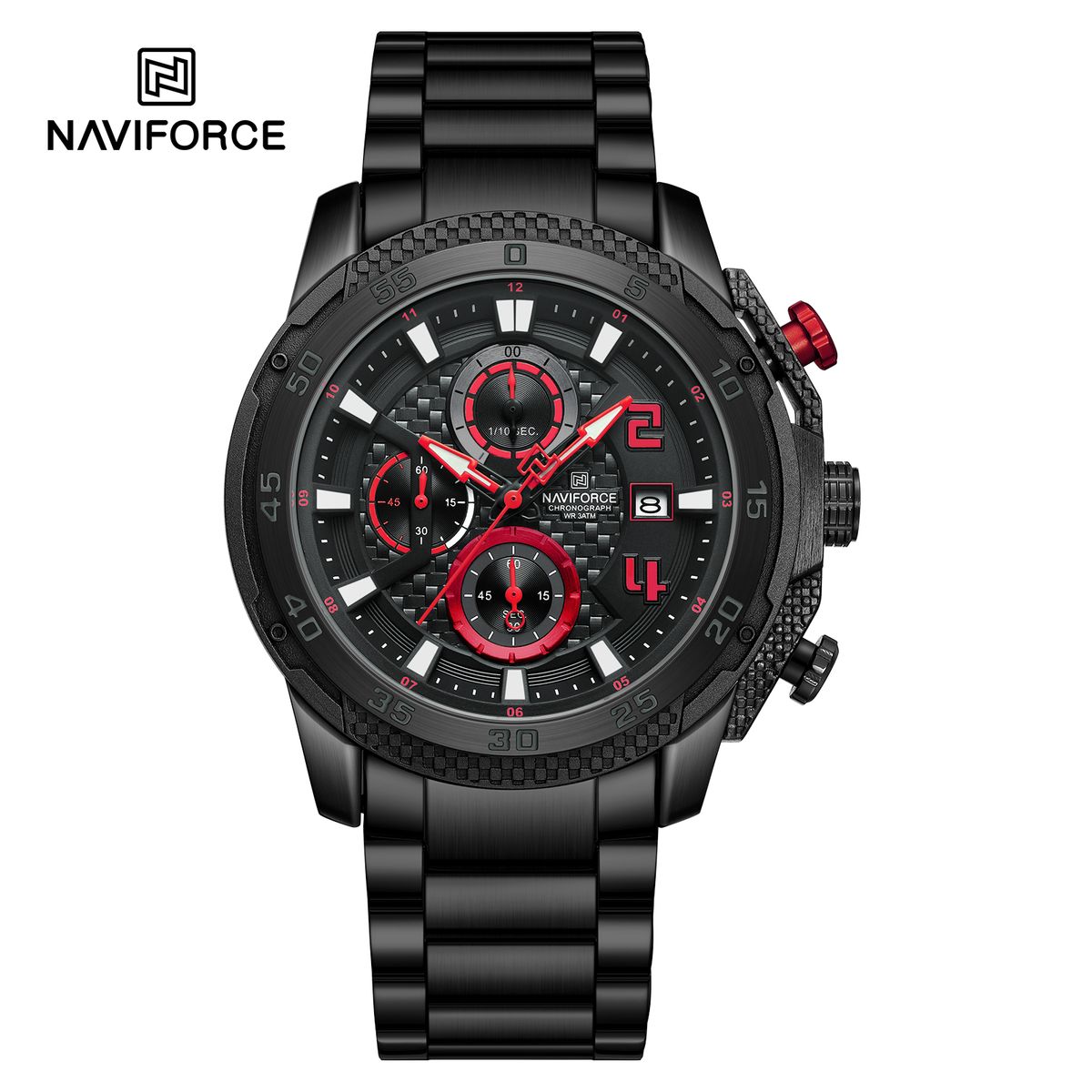 NAVIFORCE - Reloj Naviforce NF8047S Correa Acero Analogo para Caballero